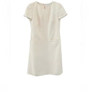 courrèges Paris vintage mod white dress size 40